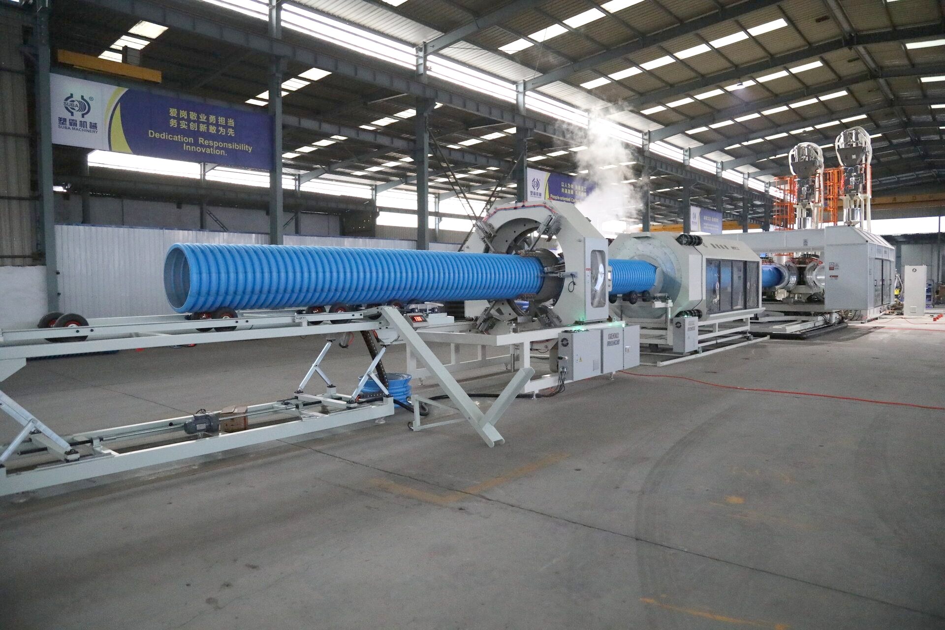 SL1200 corrugated pipe production line