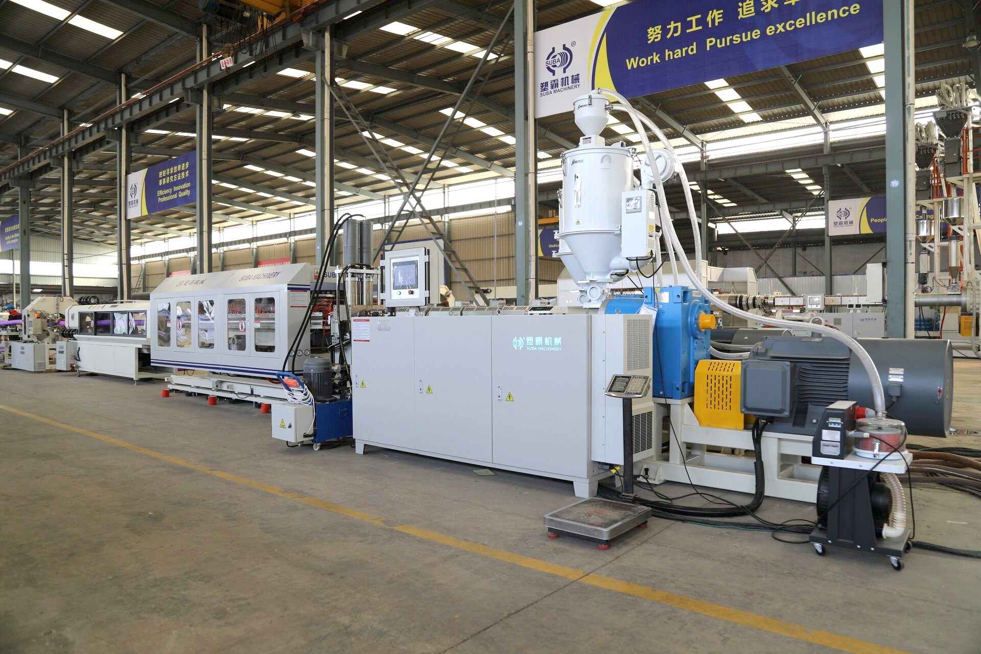 SL180 corrugated pipe production line