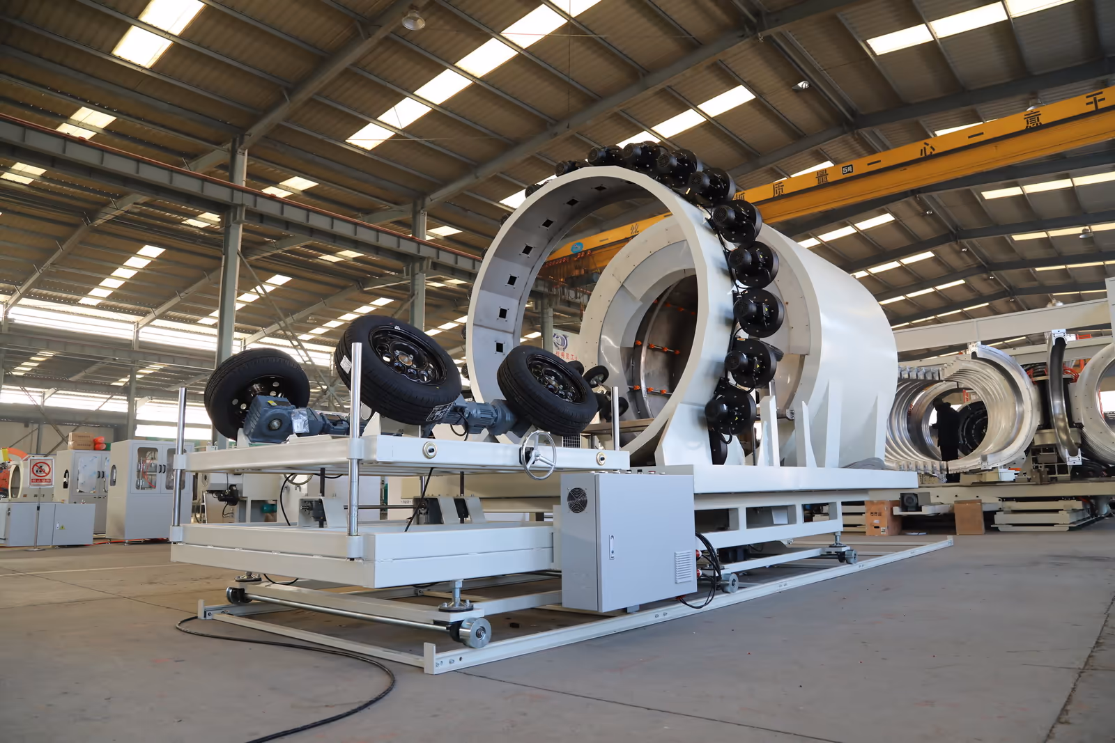 Cooling Tank - Double wall corrugated pipe extrusion line 304 stainless steel cooling tank secondary cool and shape the pipes - 7