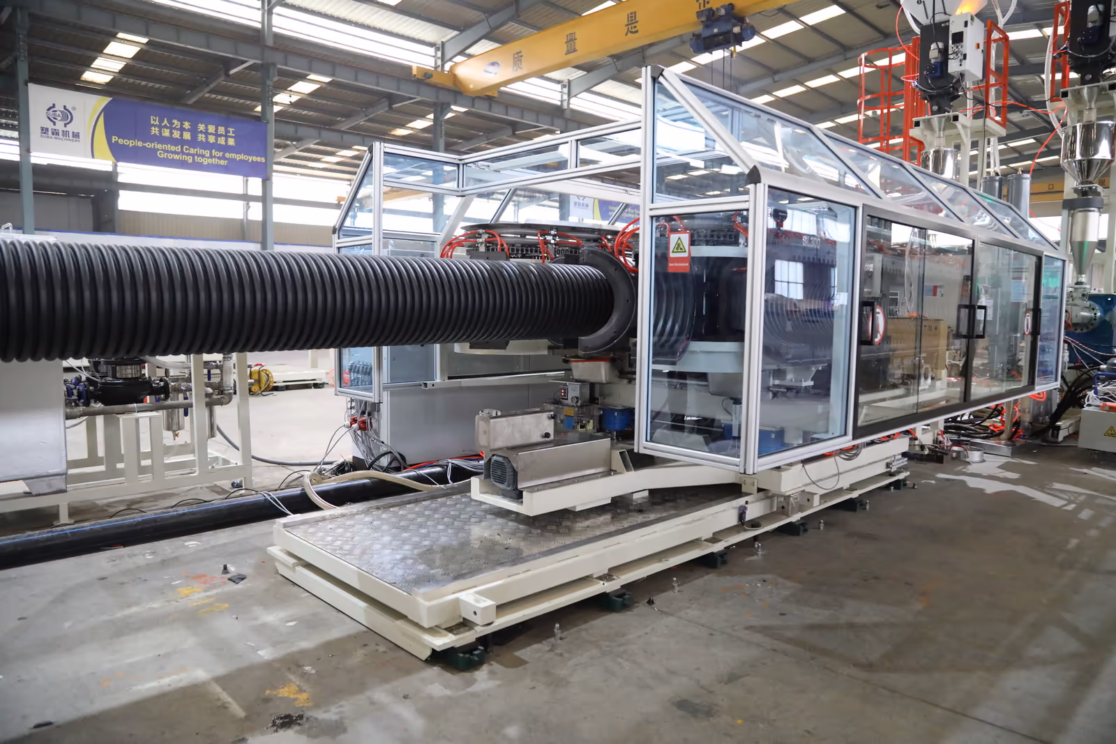 SL300 Corrugated Pipe Extrusion Line - ID100–OD315mm double wall corrugated pipes - 3